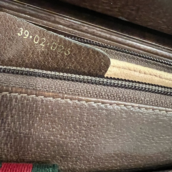 Gucci Ophidia Sherry Line Monogram Vintage Clutch Crossbody Bag Authentic - Picture 5 of 5